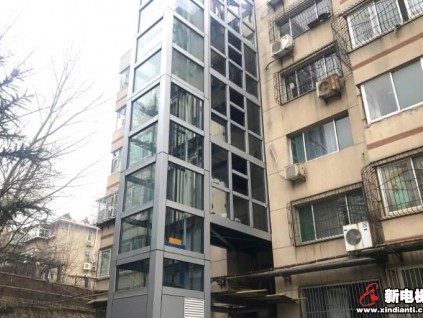 濟(jì)南首部老樓加裝電梯投入使用,上五樓不到30秒