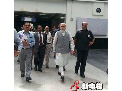 康力印度德里地鐵扶梯項(xiàng)目 順利通過莫迪總理考察