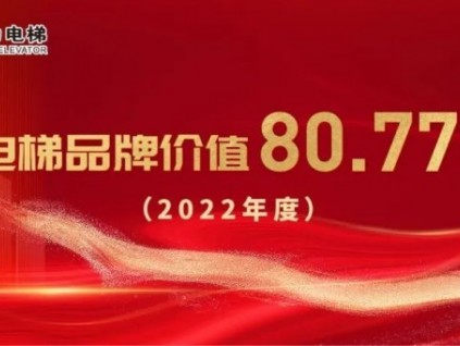 大國品牌 非凡崛起 | 康力電梯穩(wěn)居2022中國品牌價(jià)值評(píng)價(jià)-中國電梯行業(yè)第1位