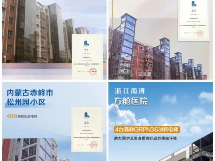 森赫既有建筑加裝電梯，“梯”升出行幸福感