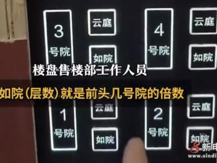回家乘電梯操作堪比奧數(shù)題！山西臨汾某小區(qū)第四代住宅設(shè)計遭業(yè)主吐槽